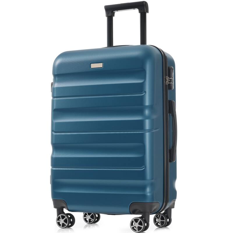 6-Piece ABS Hardshell Luggage Set - Lightweight & Durable Suitcases with Dual Spinner Wheels, Carry-On & Check-In Sizes