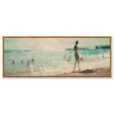 San Buenaventura Beach Panoramic Canvas by Art Remedy
