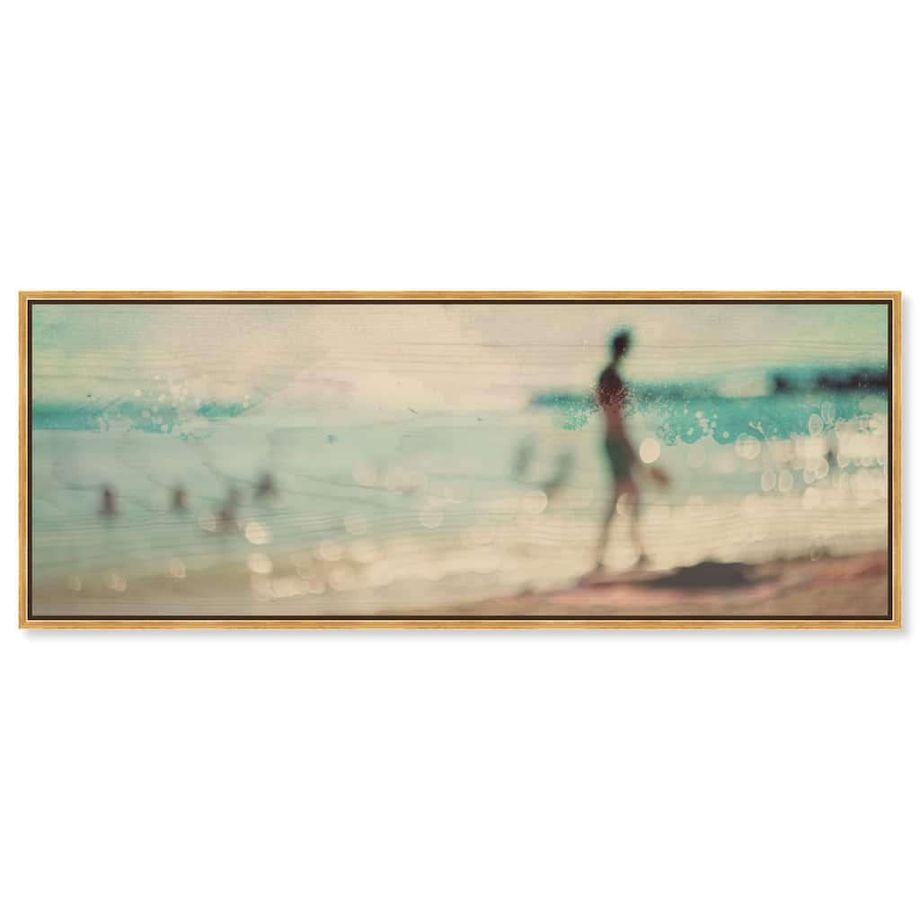San Buenaventura Beach Panoramic Canvas by Art Remedy