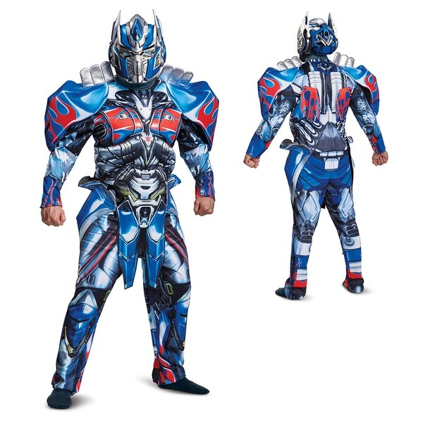 Shop Mens Optimus Prime Deluxe Transformers Costume Overstock 17658380