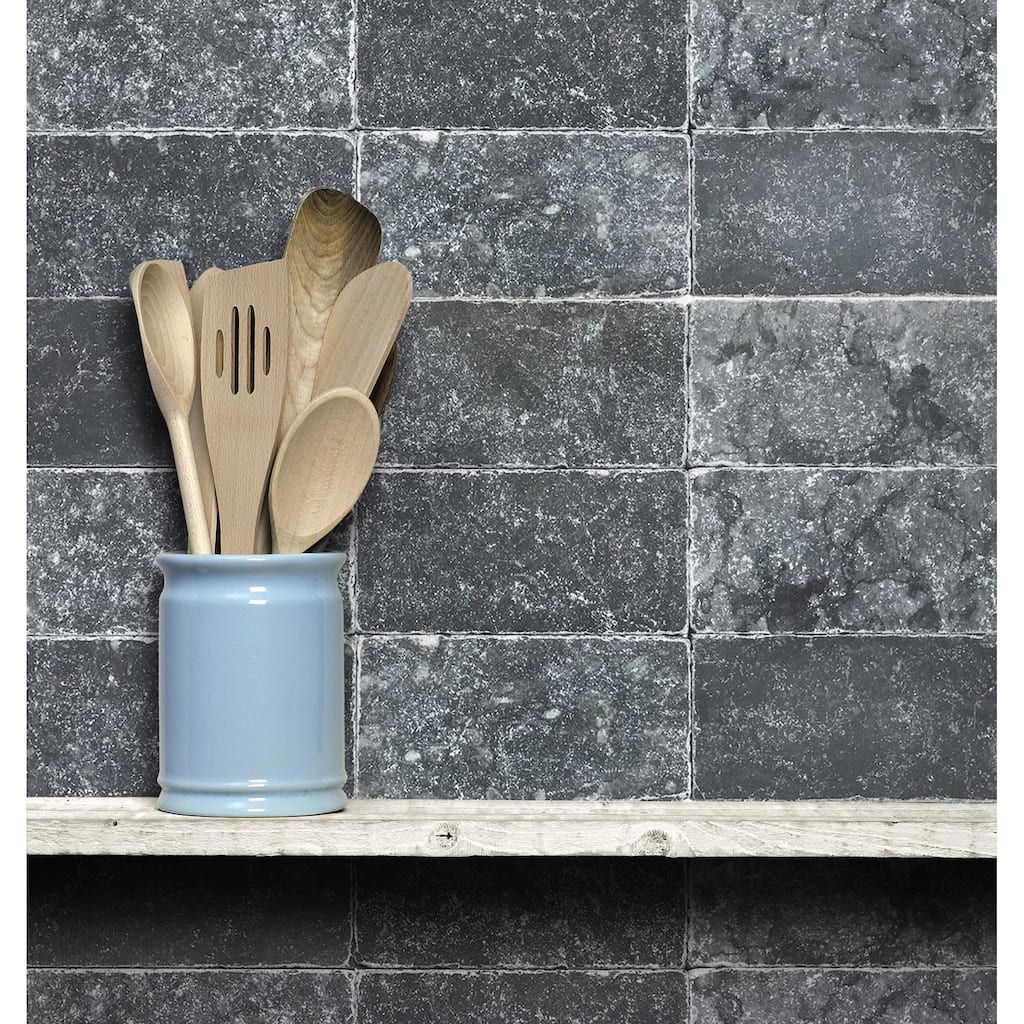 Midnight Marble 3" x 6" Tumbled Tile