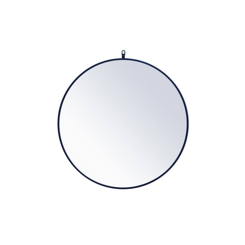 Carson Carrington Labbemala Metal Framed Round Wall Mirror