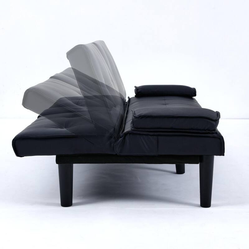 PVC multi-functional sofa bed, with a foldable and cup holder design