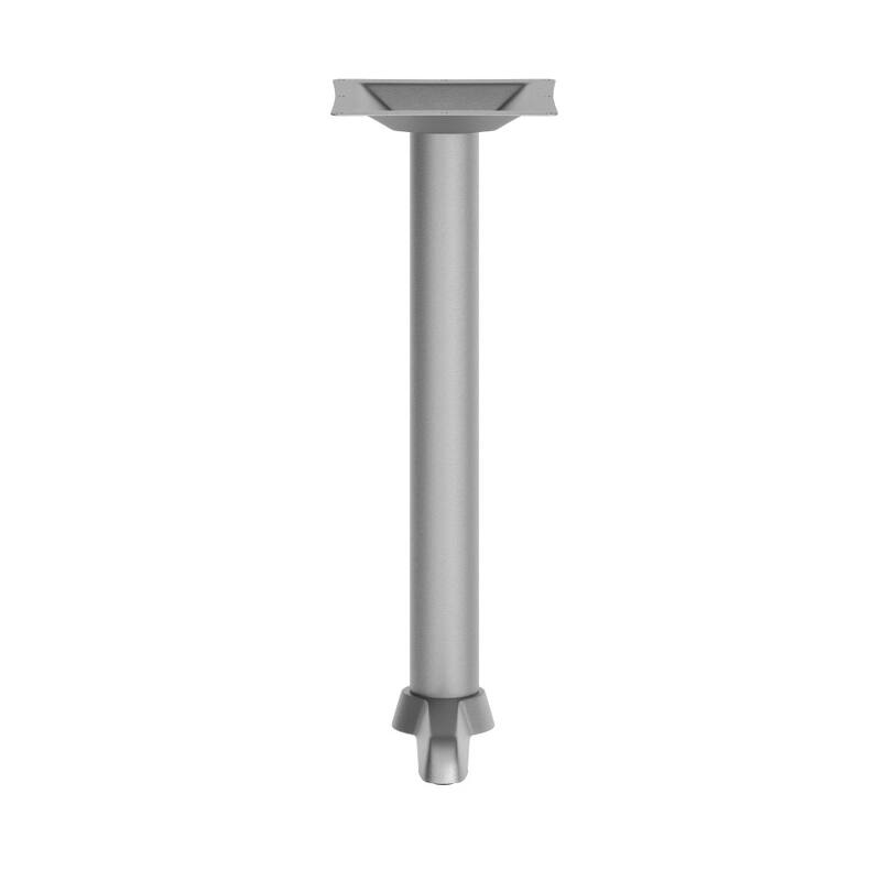 5" x 22" Restaurant Table T-Base with 3" Dia. Table Height Column - 5"D x 22"W x 28"H