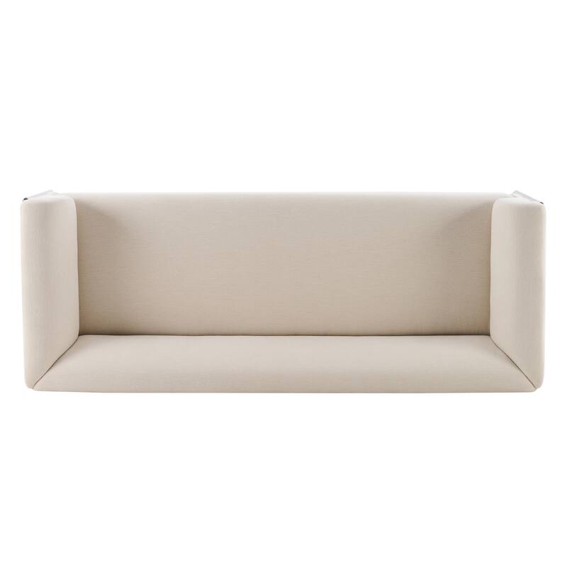 Christopher Knight Home Aurelian Birch Upholstered Tuxedo Sofa with Solid Wood Legs