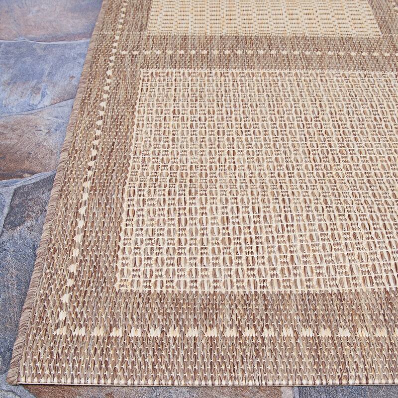 Dream Decor Rugs Pergola Checkers Indoor Outdoor Area Rug