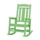 preview thumbnail 78 of 174, Outdoor Patio HDPE Rocking Chiar, Extra Wide Seat & Backrest Grass Green