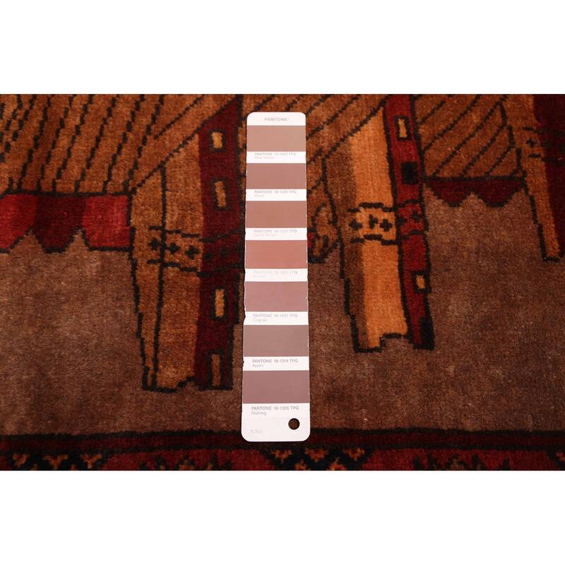 ECARPETGALLERY Hand-knotted Teimani Brown Wool Rug - 3'6 x 5'3