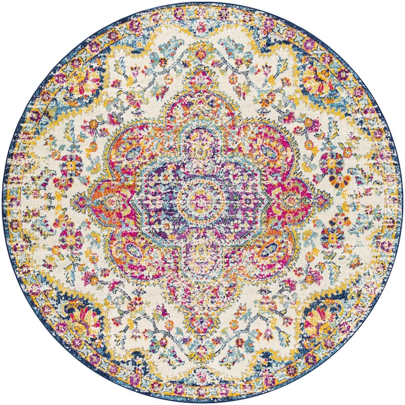 Livabliss Elaziz Updated Traditional Medallion Area Rug