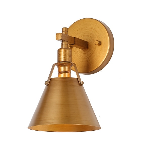 Brushed gold wall lights on sale