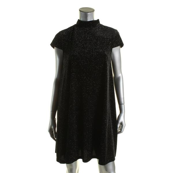 Shop French Connection Womens Party Dress Mock Neck Galaxy Stars