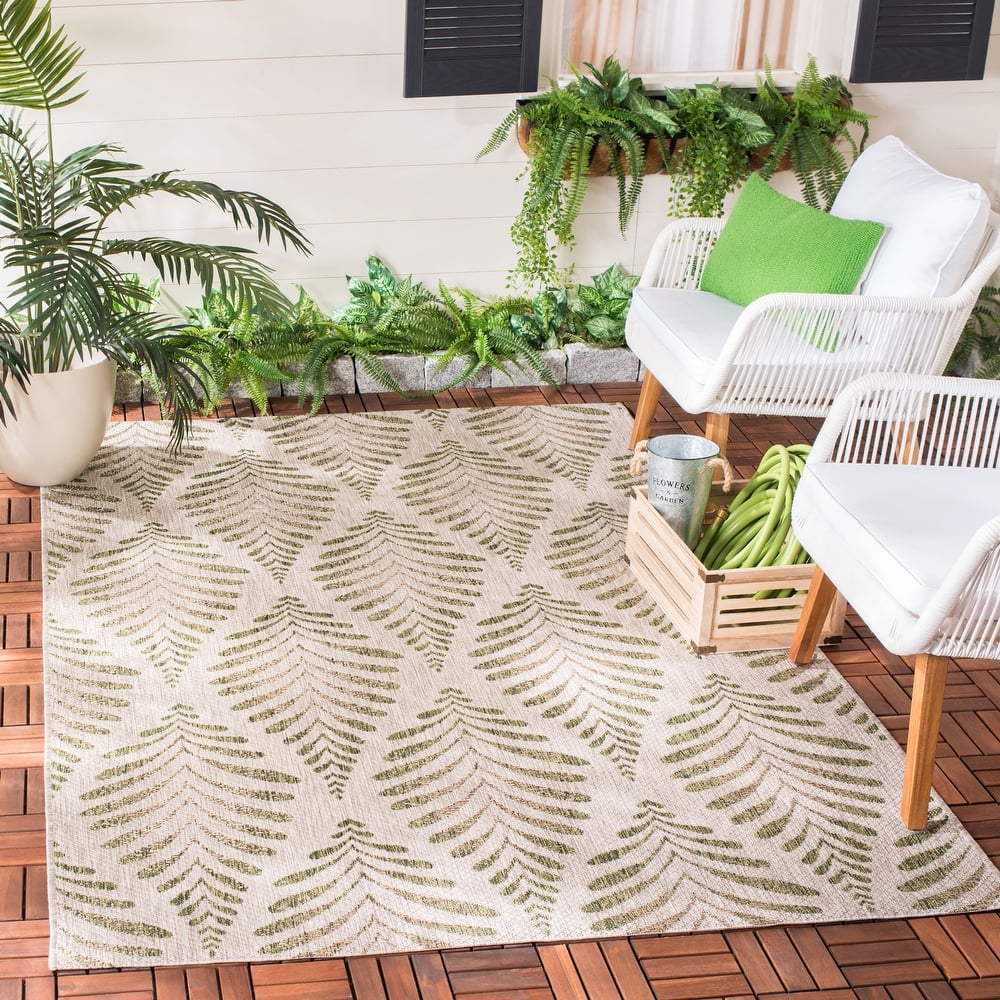 SAFAVIEH Courtyard Bonnigje Indoor/ Outdoor Waterproof Patio Backyard Rug