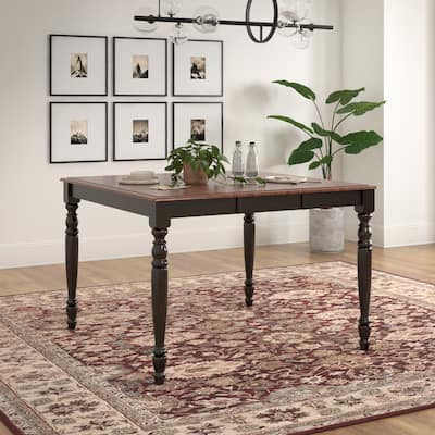 Brunico 36"-54" Two-Tone Extending Counter Height Dining Table