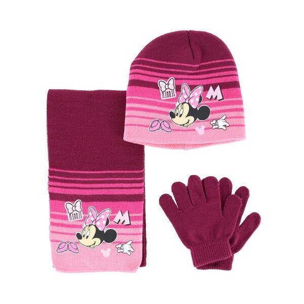 minnie mouse hat and mittens
