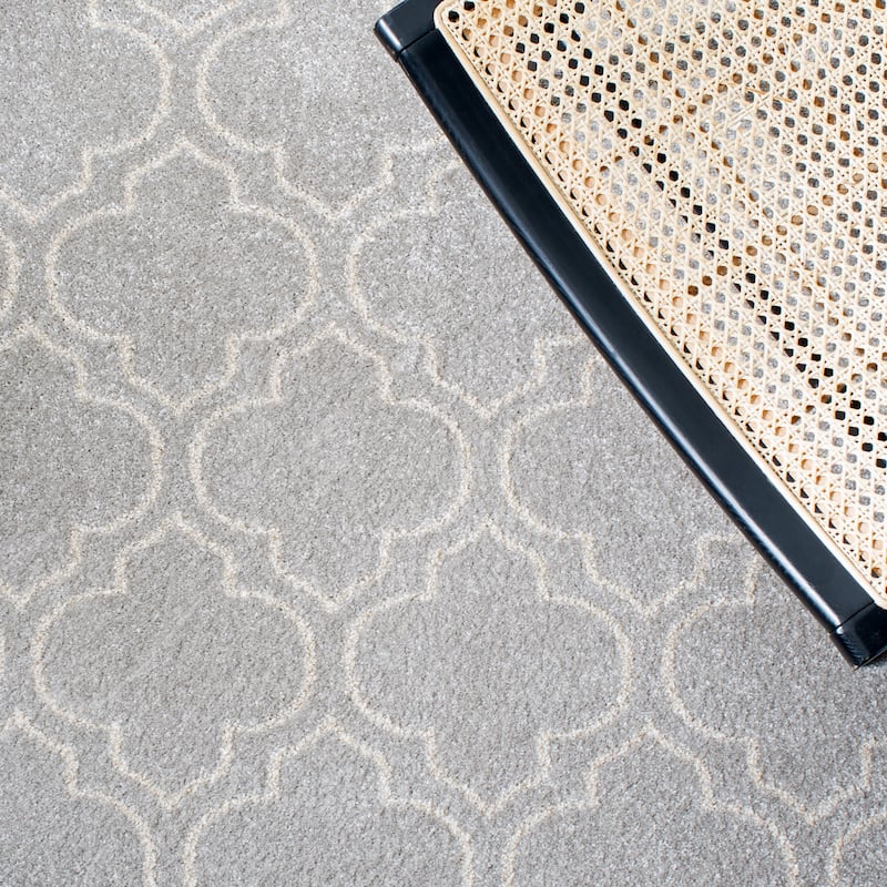SAFAVIEH Amherst Lyda Modern Rug - Light Grey/Ivory - 6' x 9'