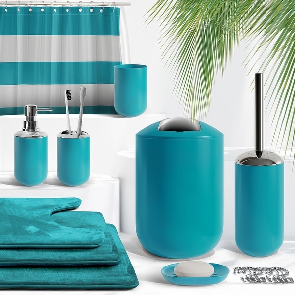 Shower curtain sets with rugs and towels and accessories new arrivals