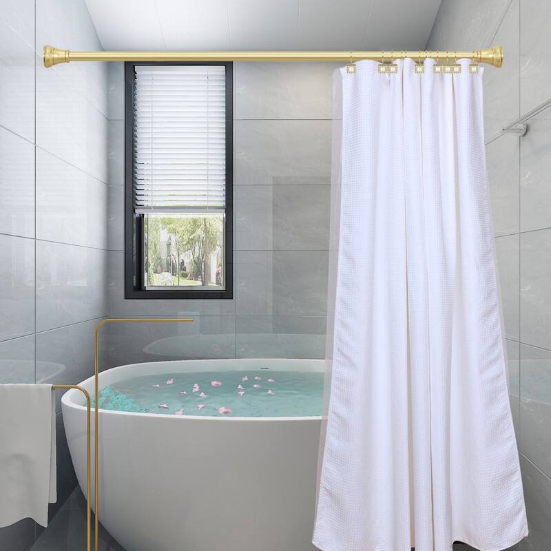 Utopia Alley Double Shower Curtain Hooks for Bathroom, Crystal Design, Set of 12