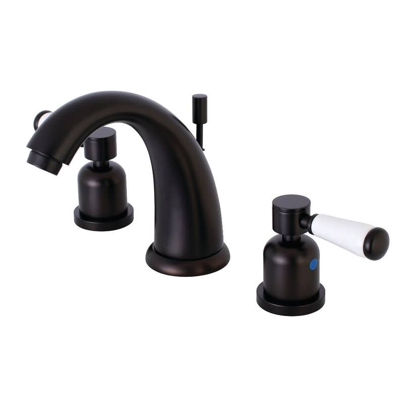 Kingston Brass Paris 1.2 GPM Widespread Bathroom Faucet with Porcelain