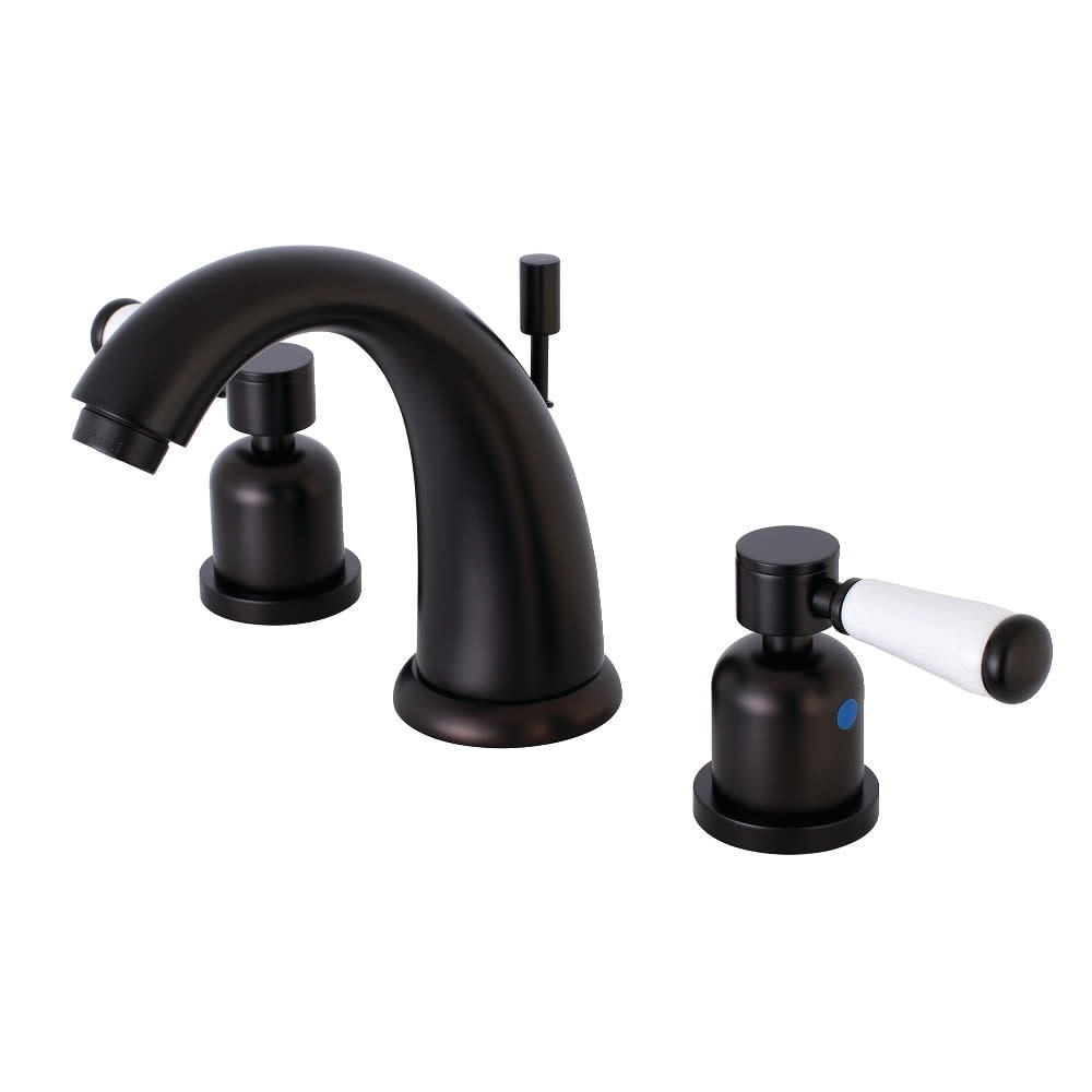 Kingston Brass Paris 1.2 GPM Widespread Bathroom Faucet with Porcelain