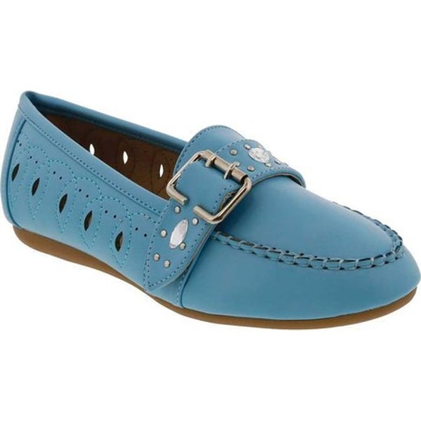 Shop Bellini Women&#39;s Curacao Loafer Light Blue Polyurethane - On Sale - Free Shipping Today ...
