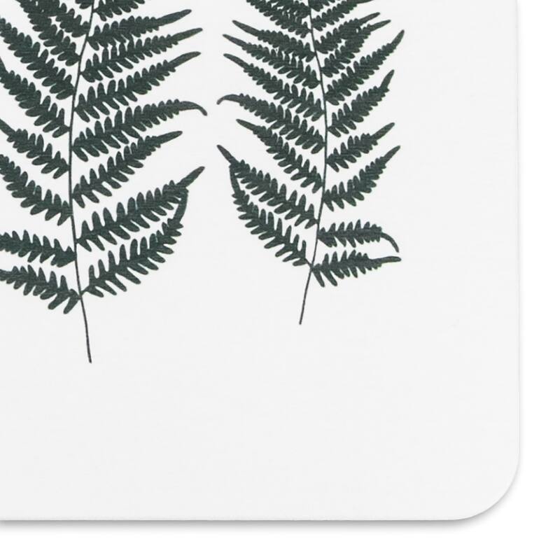 FloorPops Fern Leaf Stone Non Slip Bath Mat