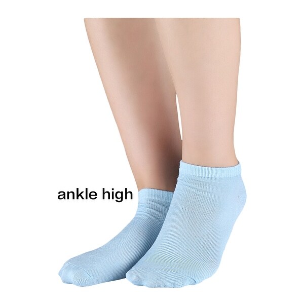 baby blue ankle socks