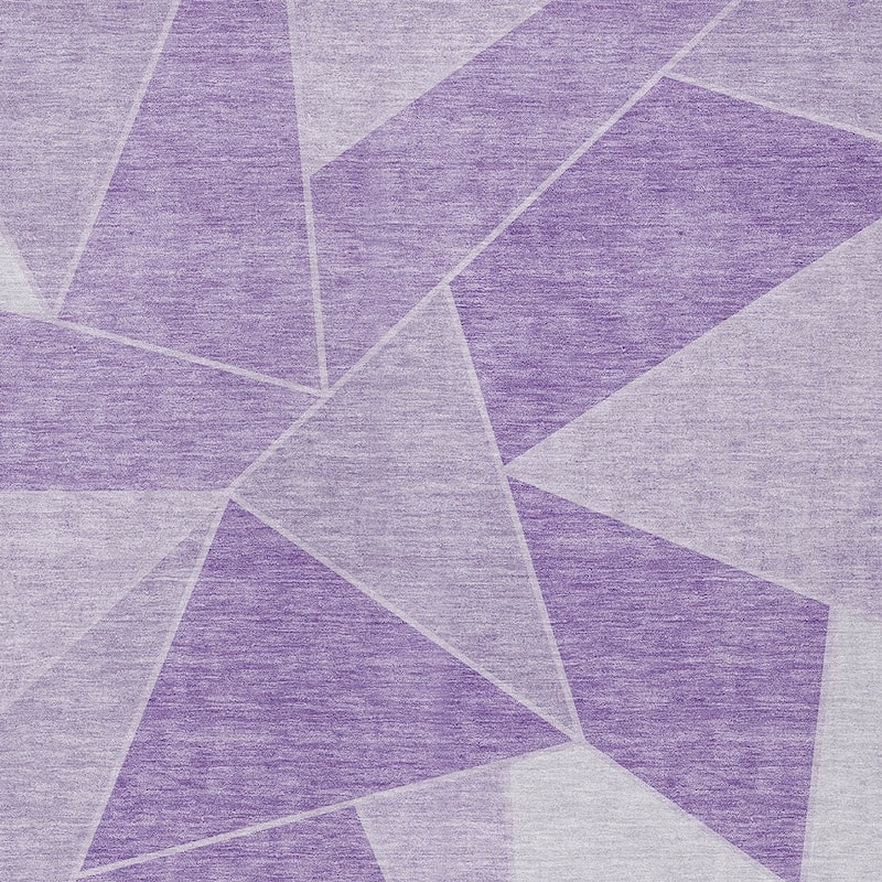 HomeRoots Geometric Transitional Rectangle Outdoor Rug