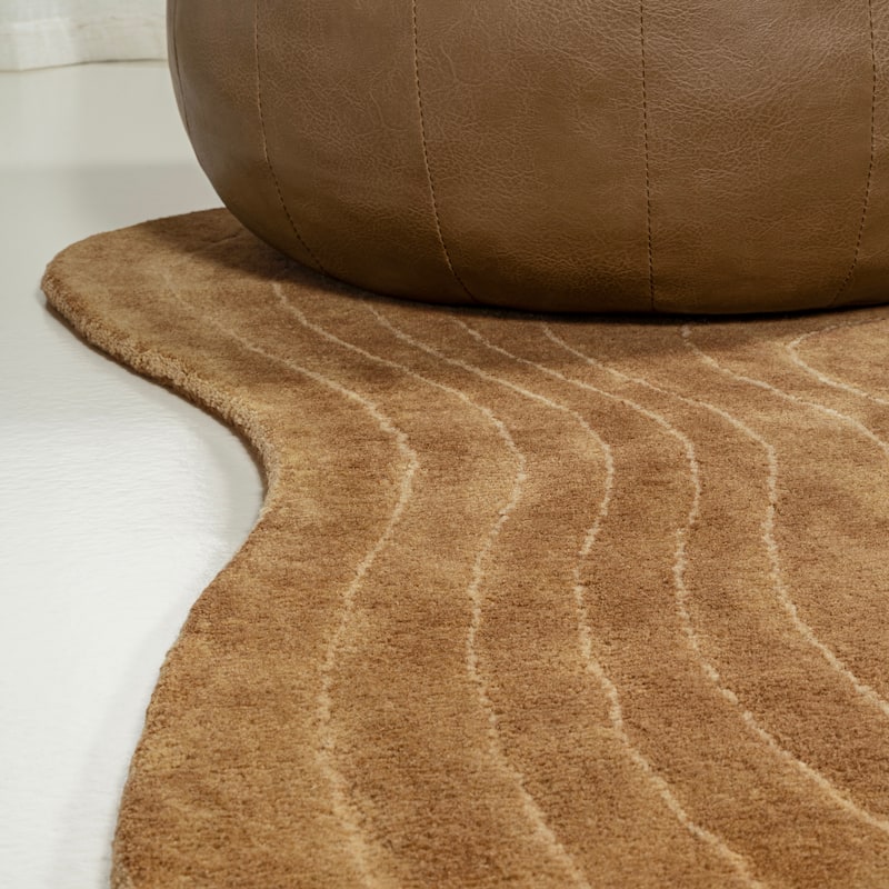 JONATHAN Y Bean Bohemian Abstract Striped Handwoven Wool Area Rug