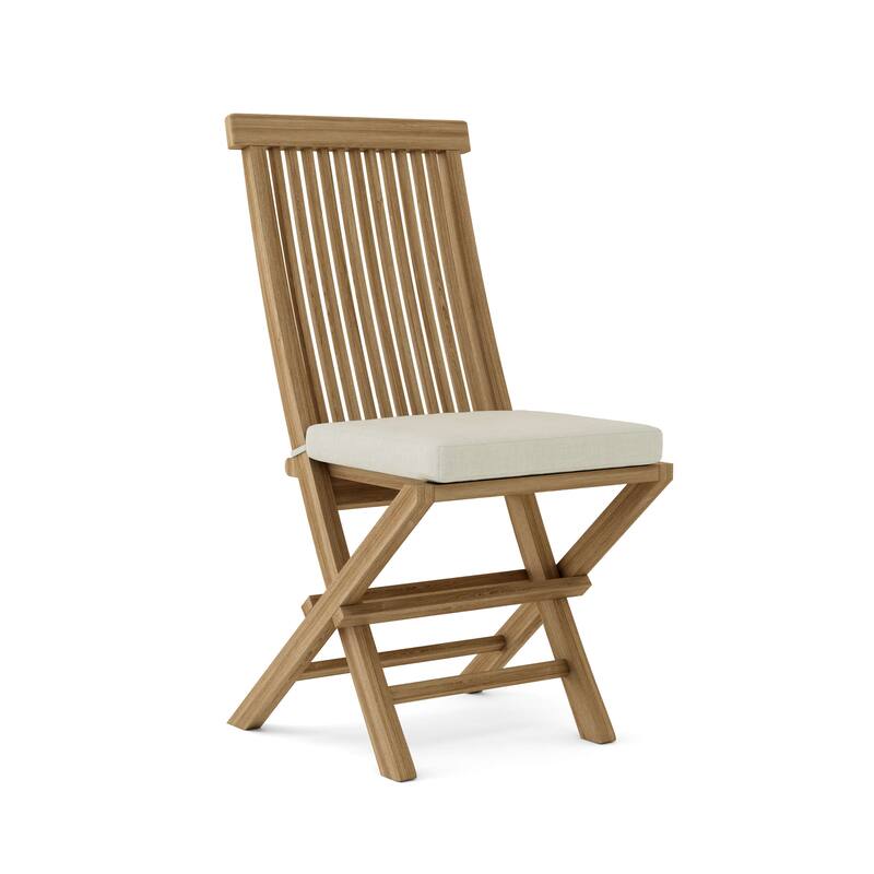 Classic Teak Outdoor Dining Chair - Foldable (Set of 2)