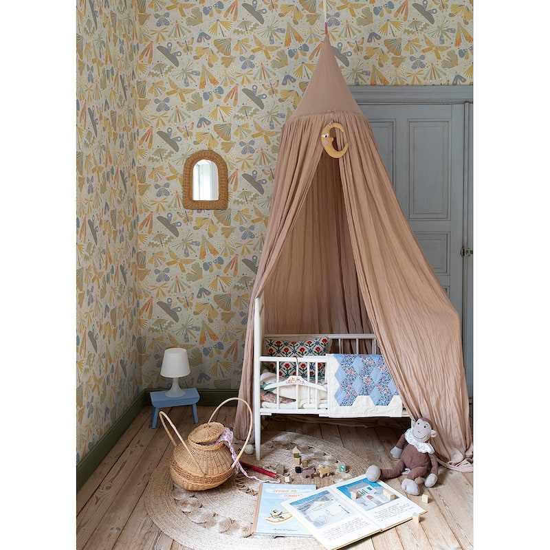 A-Street Prints Flyga Gold Bonanza Wallpaper