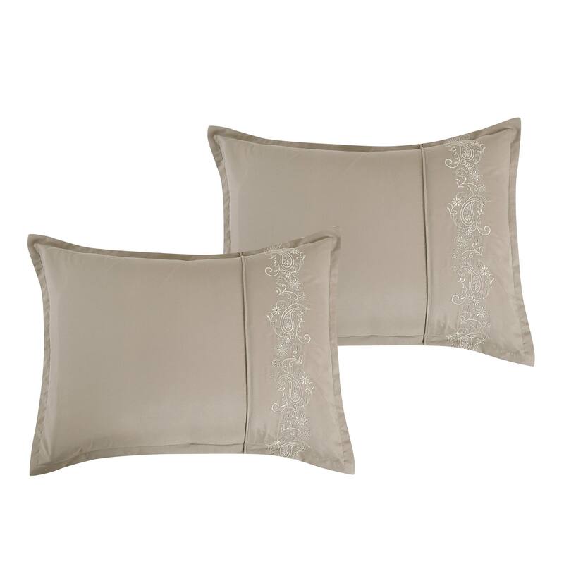 Shatex Ujana 7PC Bedding Comforter Set All-season Reversible Bed in a Bag