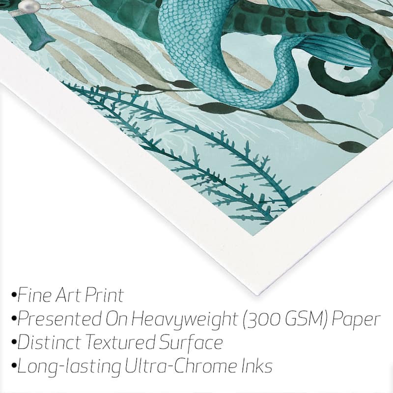 The Sea Santa II Fine Art Paper Print by Grace Popp - Multi