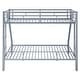 preview thumbnail 9 of 8, Twin XL over Queen Metal Bunk Bed with Ladder and Safety Guardrails