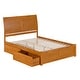 preview thumbnail 46 of 105, Portland Platform Bed with Footboard and Storage Drawers