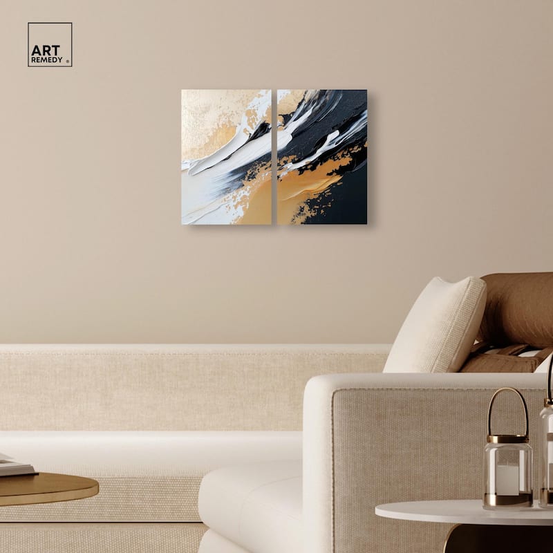 Forces III Canvas Set of 2 by Art Remedy, Gallery Wrapped