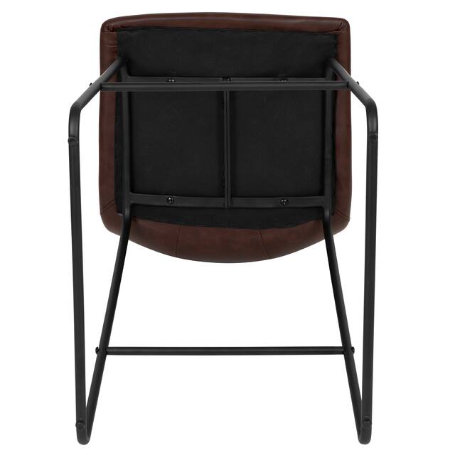 LeatherSoft Counter-height Stools (Set of 2)