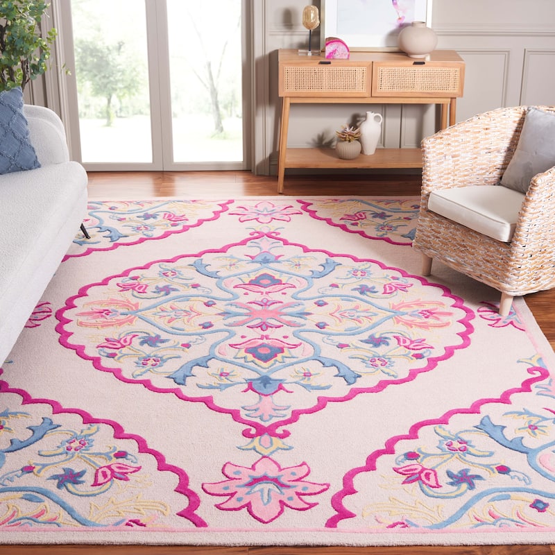 SAFAVIEH Handmade Bellagio Junie Medallion Wool Rug