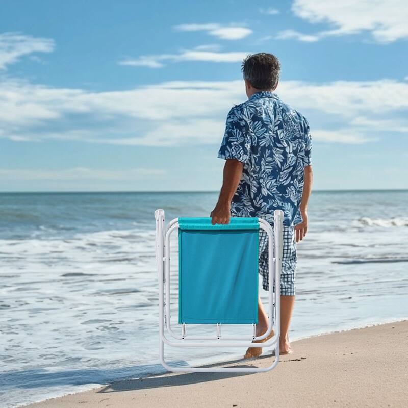 Portable Folding Beach Chair with Detachable Umbrella