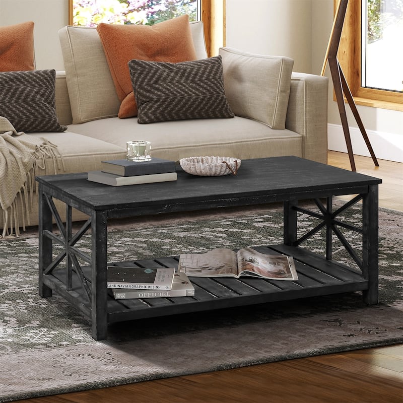 52''W Handcrafted Coffee Table