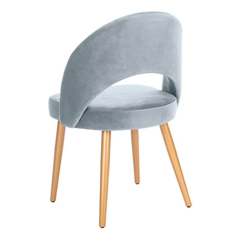 SAFAVIEH Reva Retro Dusty Rose/ Gold Chair (Set of 2) - 21.3" x 24.3" x 31.8" - 21Wx24Dx32H