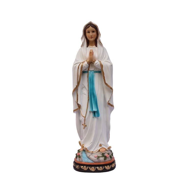 Our Lady of Lourdes Mother Mary Figurine - 23.75"