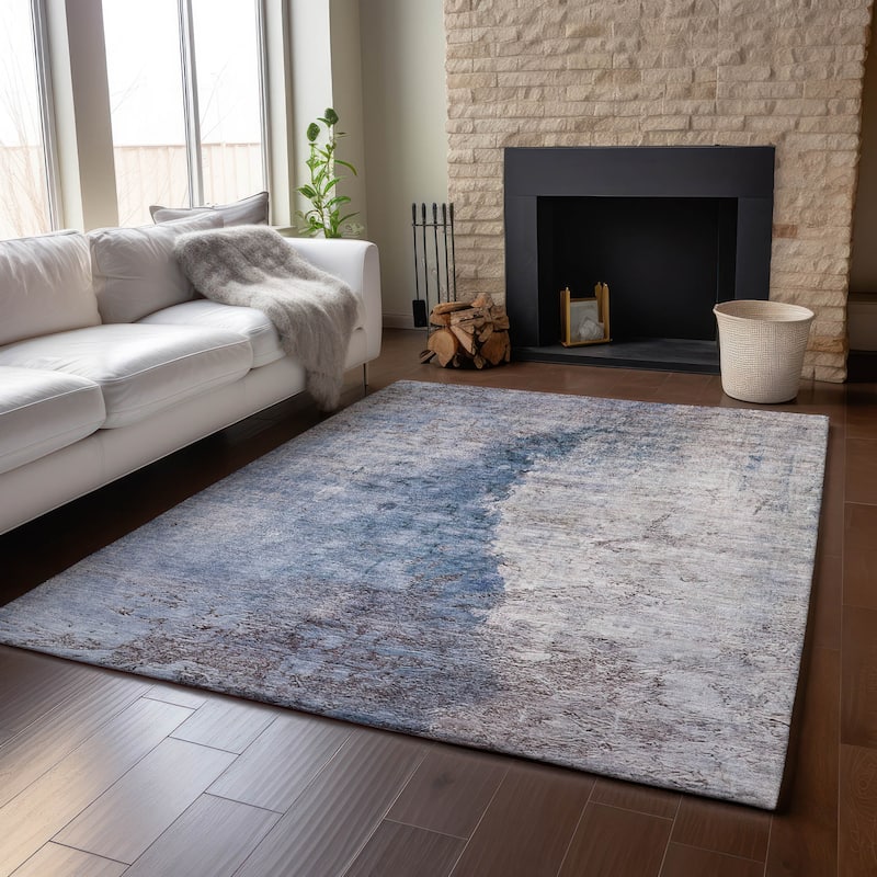 Premium Washable Super Soft Abstract Ridge Mayfield Rug