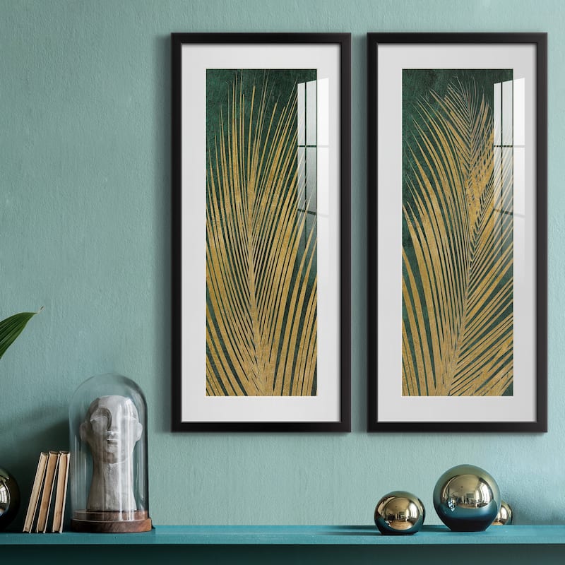Golden Palm I-Premium Gallery Framed Print - Ready to Hang