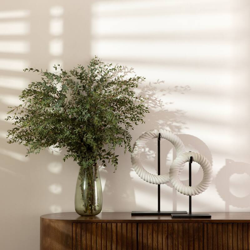 Amrita Sculpture, White (Set of 2)