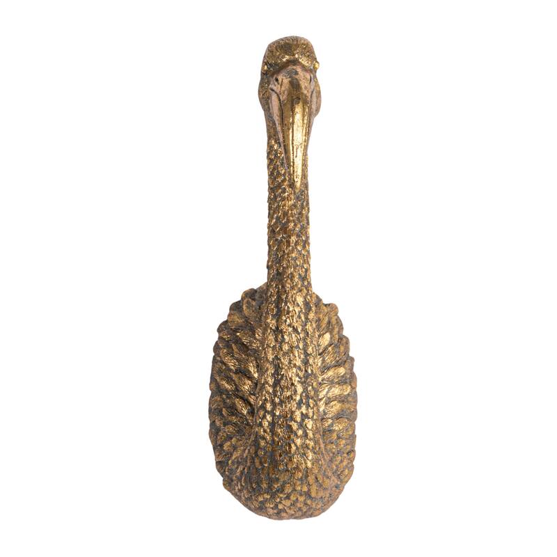 Decorative Resin Bird Bust Wall Décor - 5.8"L x 3.8"W x 11.8"H