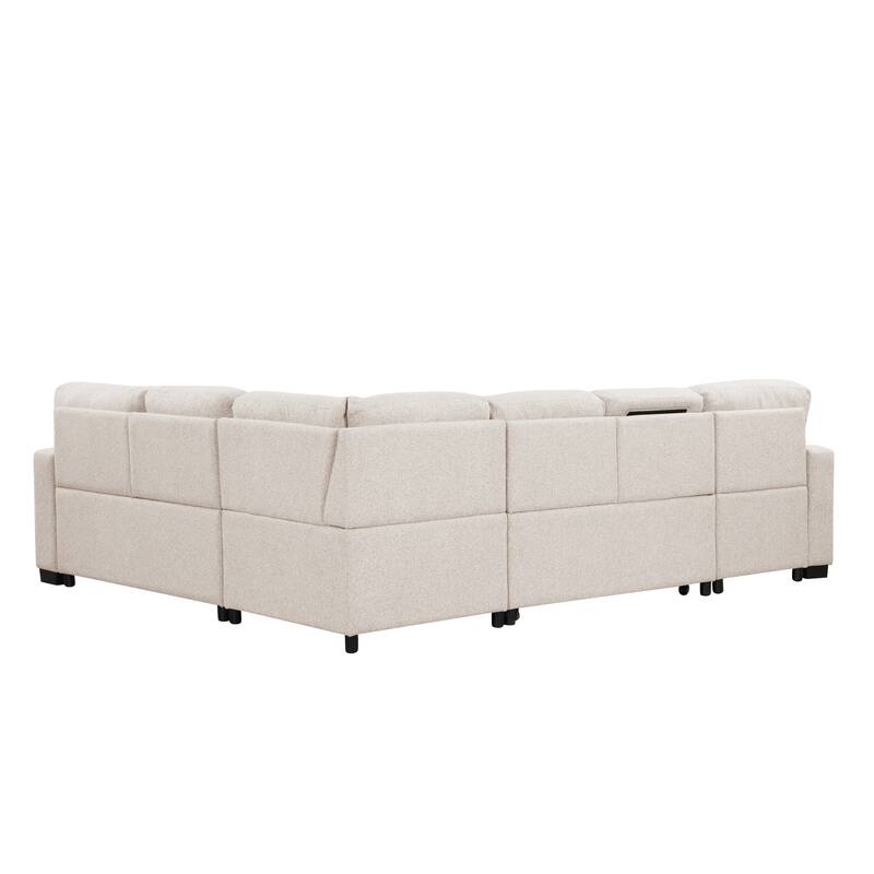 Cairo Sectional Gray / Beige