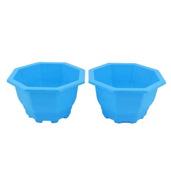 Unique Bargains Plastic Octagon Shaped Home Garden Window Decor Plant