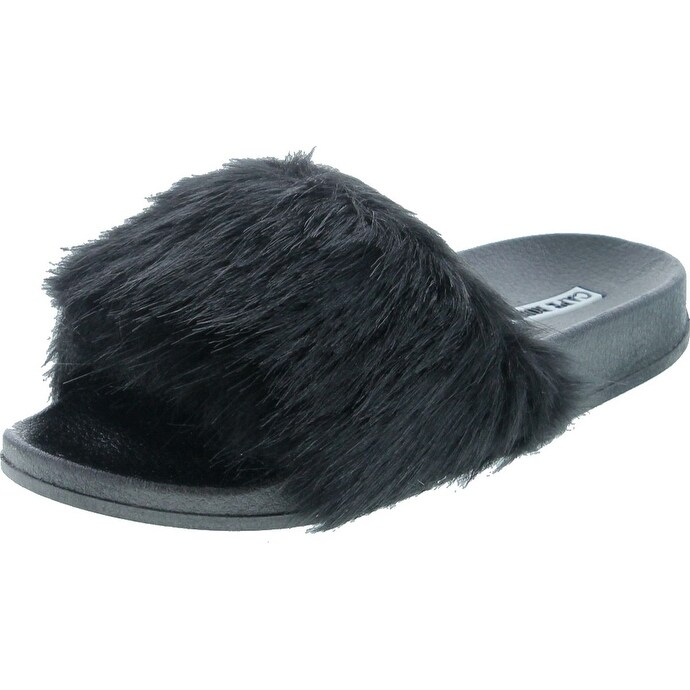 cape robbin fur slides