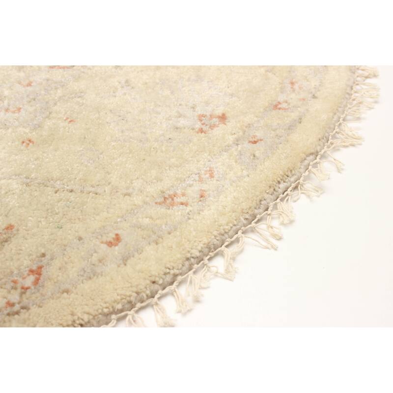 ECARPETGALLERY Hand-knotted Jules Serapi Light Khaki Wool Rug - 5'11 x 5'10