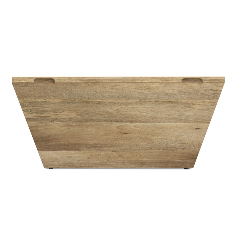 WYNDENHALL Gillean 36 inch Wide Solid Mango Modern Lift Top Coffee Table